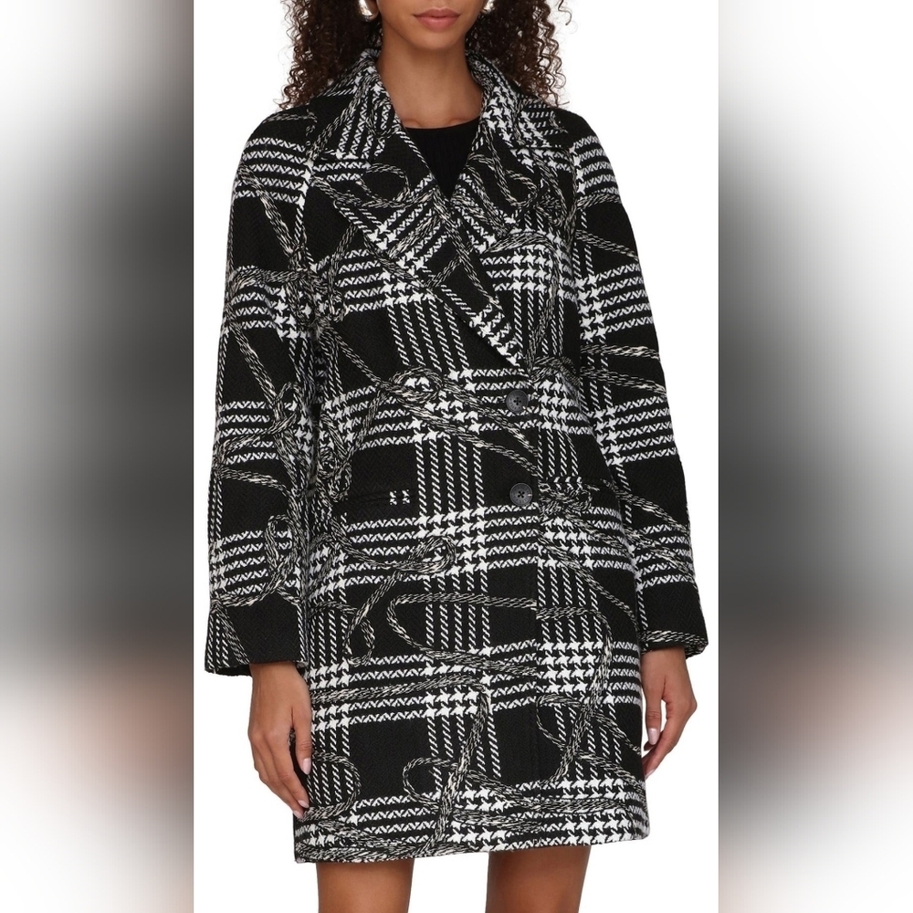 Avec Les Filles Reglan Sleeve Walker Coat.